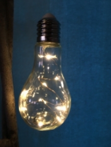 LED light bulb glass, hanging or standing model, beautifully atmospheric!!